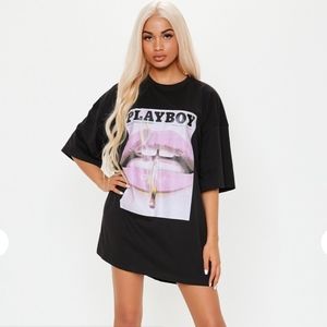 Playboy x Missguided T shirt Dress